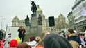 Druhá protivládní demonstrace na Václavském náměstí s názvem Jsme lidi, nás nevypnete!