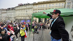 Druhá protivládní demonstrace na Václavském náměstí s názvem Jsme lidi, nás nevypnete!