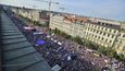 Pátá protivládní demonstrace v řade. 120 tisíc lidí žádalo demisi premiéra Babiše