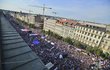 Pátá protivládní demonstrace v řade. 120 tisíc lidí žádalo demisi premiéra Babiše