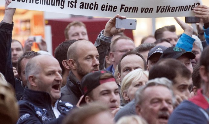 demonstrace proti imigraci v Německu