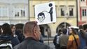 Demonstrace proti premiérovi v demisi Andreji Babišovi
