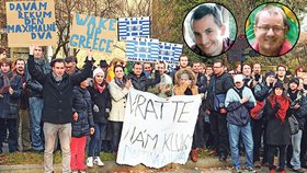 Vraťte nám naše kluky, stálo na jednom z plakátů včerejší demonstrace