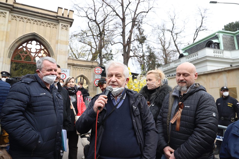 V Praze se demonstrovalo za podporu ruského opozičního politika Alexeje Navalného. (ilustrační foto)