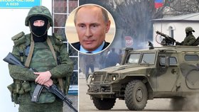 Tihle ozbrojenci mají sice ruskou techniku, ale nejsou to ruští vojáci, tvrdí Putin a spol. Lžou?