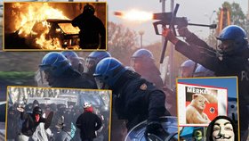 Především na jihu Evropy došlo 14. listopadu k bouřlivým protestům