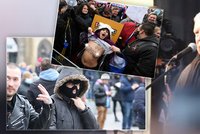 Demonstrace proti vládním opatřením: Do centra Prahy nakráčely až tři tisíce nespokojenců, organizátor pochybil
