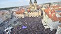 Demonstrace za svobodnou justici zaplnila podruhé Staroměstské náměstí