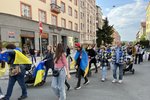 Demonstrace proti únosu ukrajinských dětí