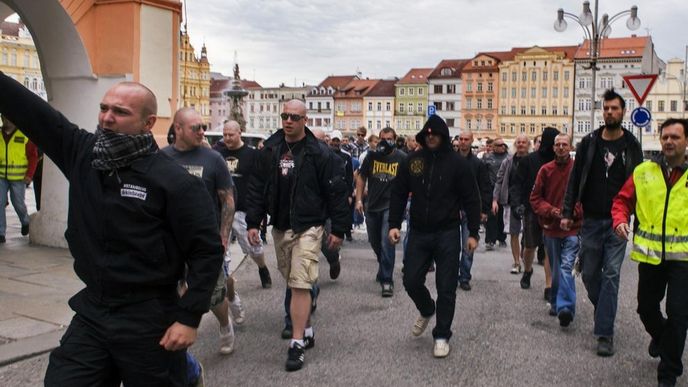 Demonstrace v Českých Budějovicích