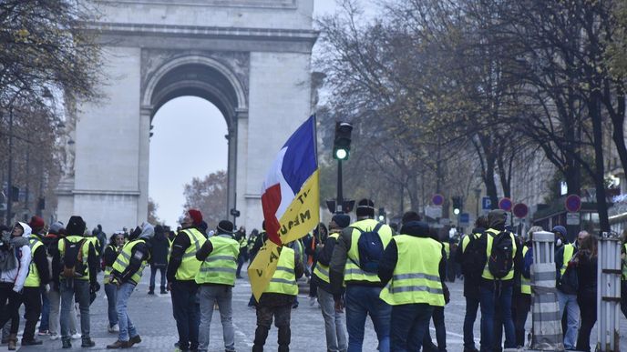 Demonstrace v Paříži