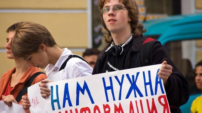 demonstrace v Rusku
