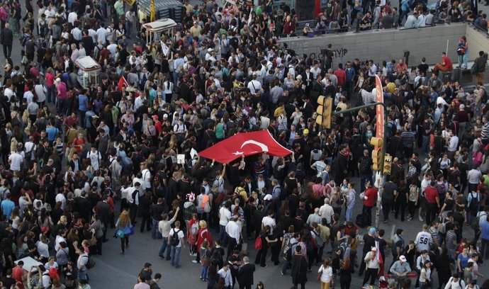 Demonstrace v Turecku