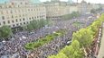 Čtvrtá protivládní demonstrace v řadě zaplnila Václavské náměstí. Desítky tisíc lidí demonstrovaly za demisi Andreje Babiše a Marie Benešové