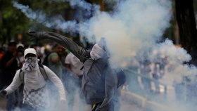 Demonstrace v Caracasu, Venezuele