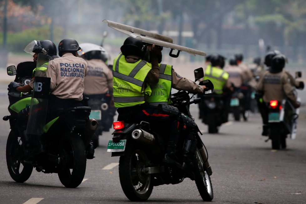 Demonstrace v Caracasu, Venezuele