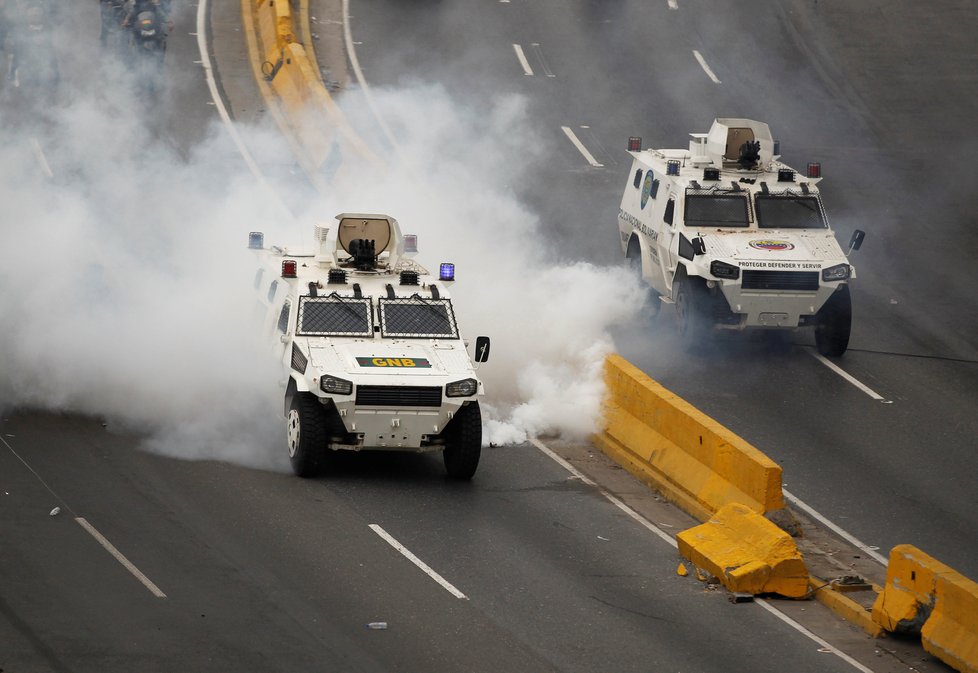 Demonstrace v Caracasu, Venezuele