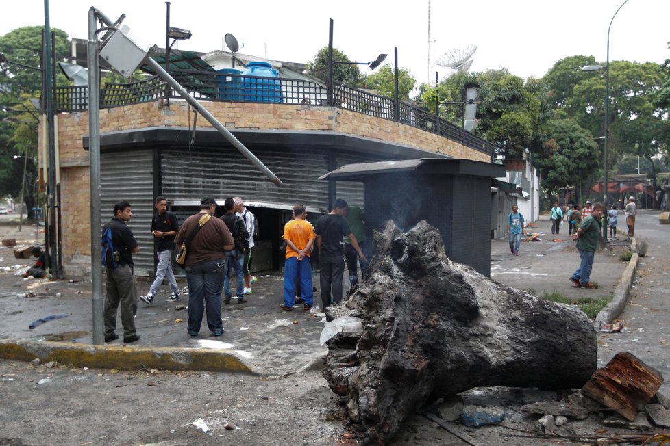 Demonstrace v Caracasu, Venezuele