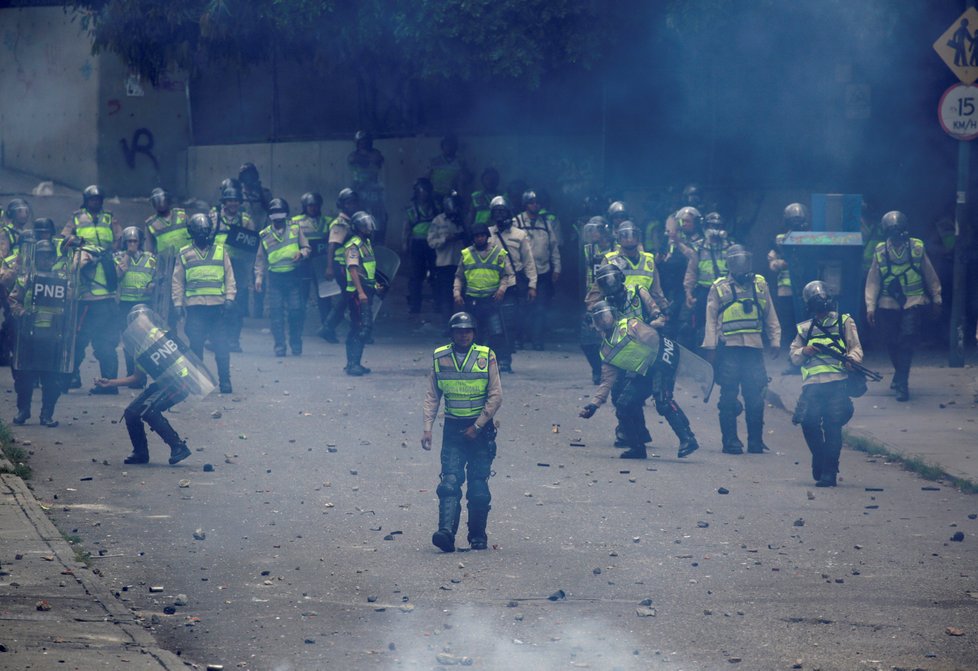 Demonstrace v Caracasu, Venezuele