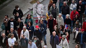 Demonstrace na podporu veřejnoprávních médií v Českých Budějovicích (17.5.2026)