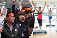 Demonstranty ve Vietnamu zaháněli tanečníky a cvičenci aerobiku. Úspěšně!
