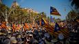 Demonstrace za katalánskou nezávislost