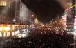 Demonstrace v Praze proti Zdeňkovi Ondráčkovi (KSČM) v čele komise pro kontrolu GIBS (5.3.2018)