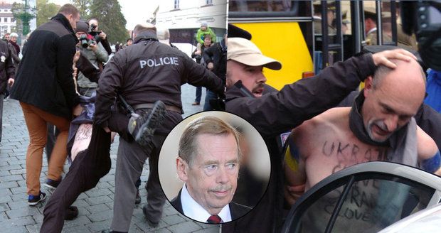 Aktivista křičící „ať žije Havel“ skončil v poutech. Chce se bránit soudně