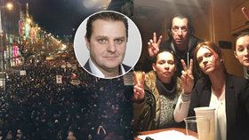 České celebrity demonstrovaly proti novému šéfovi GIBS Zdeňku Ondráčkovi.