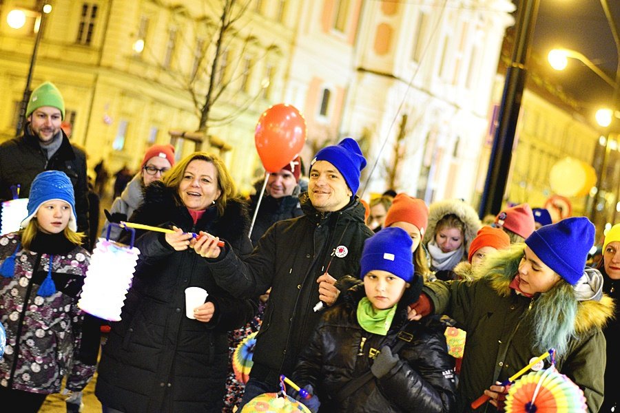 Lampionový průvod na Den dětské onkologie 2018