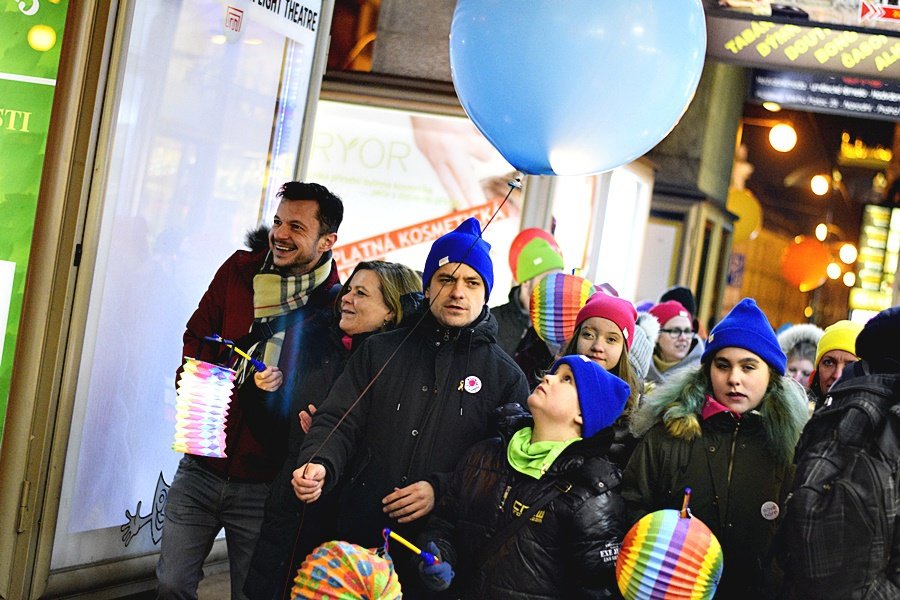 Lampionový průvod na Den dětské onkologie 2018