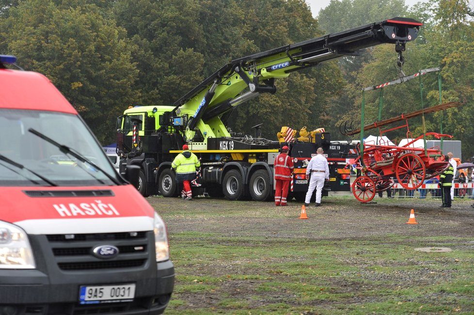 Záchranné složky se představily na Dni IZS na holešovickém Výstavišti.