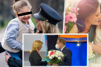 Den matek: Arenberger potěšil Tománkovou z Primy, mluvčí policie s holčičkou zmínila hrdinky