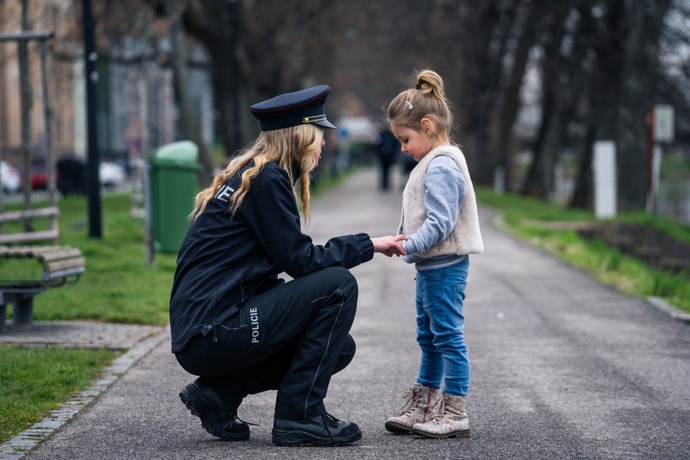 Policejní mluvčí Kateřina Rendlová se svou dcerou na den matek.