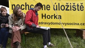 Akce Den proti úložišti v oblasti Horka