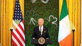 V USA slavili Den svatého Patrika: Prezident Biden (17.3.2024)