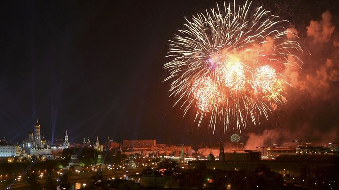 Bombastické oslavy Dne vítězství v Moskvě 