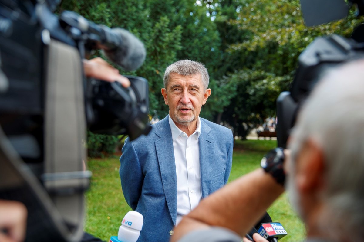 Premiér Andrej Babiš (ANO) na pražském Karlově náměstí během třetího ročníku akce Den zdraví (31. 7. 2021)