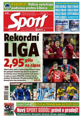 Deník Sport ze 4. prosince 2013