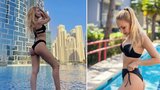 Česká kráska Denisa Grossová (24) v Dubaji: Zastínila mrakodrapy!