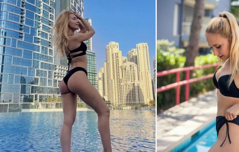 Česká kráska Denisa Grossová (24) v Dubaji: Zastínila mrakodrapy!