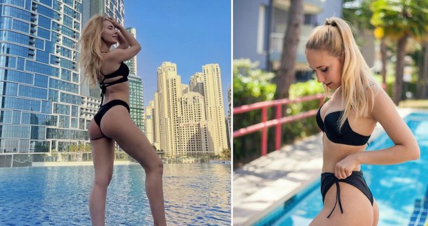 Česká kráska Denisa Grossová (24) v Dubaji: Zastínila mrakodrapy!