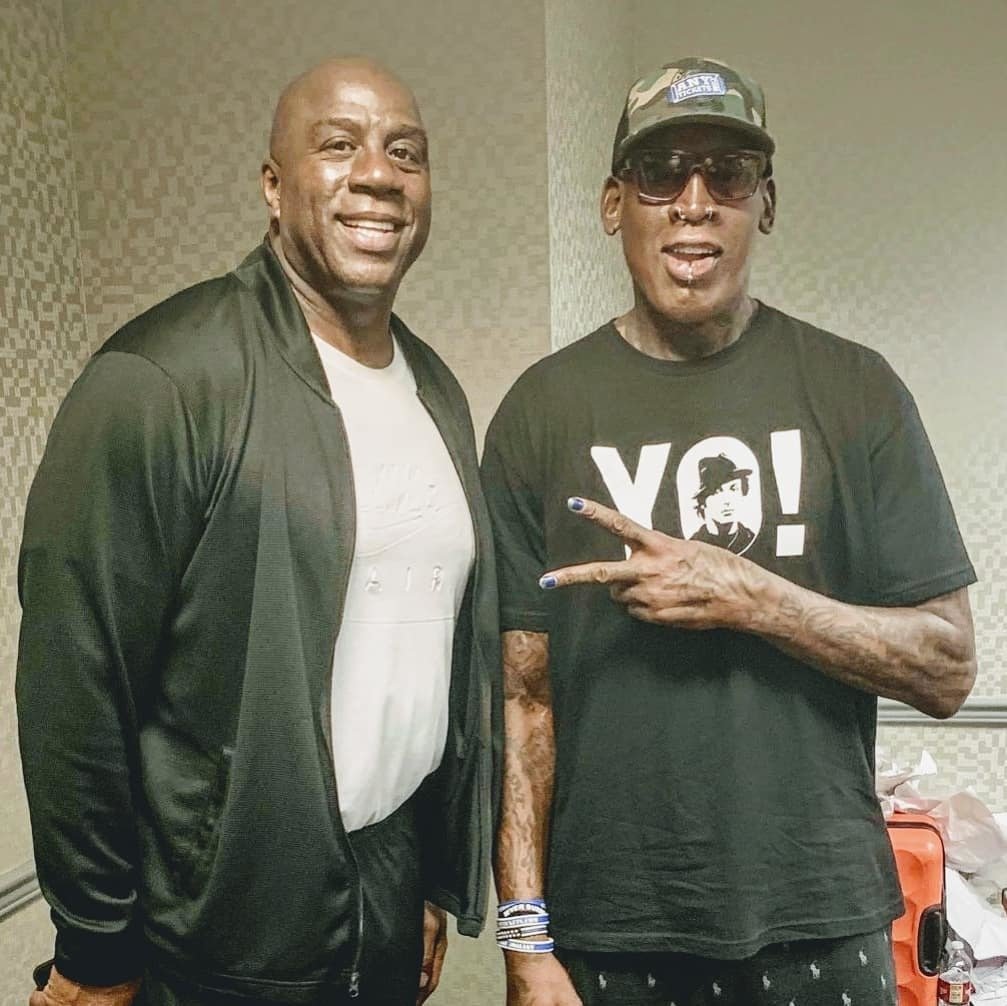 Dennis Rodman je pětinásobným šampionem a legendou NBA