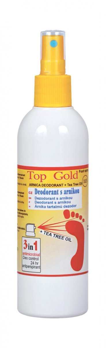 Deodorant s arnikou, Top Gold, 77 Kč
