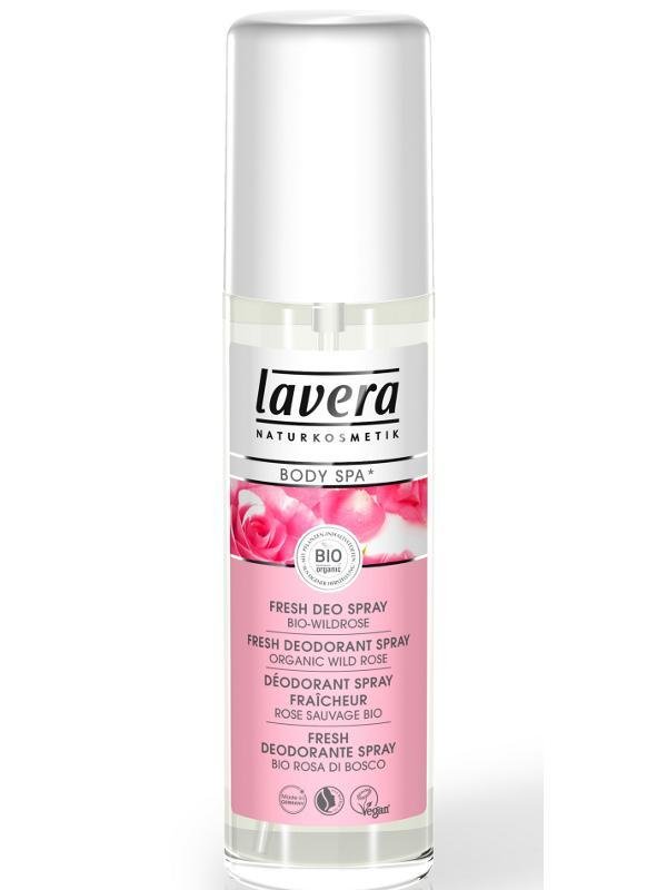 Lavera Body SPA Svěží deo sprej BIO Divoká růže, 245 Kč (75ml), koupíte na www.organictime.cz