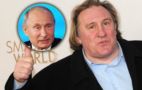 Z Gerarda Depardieu se stal Rus. Občanství mu nabídl sám prezident Putin.
