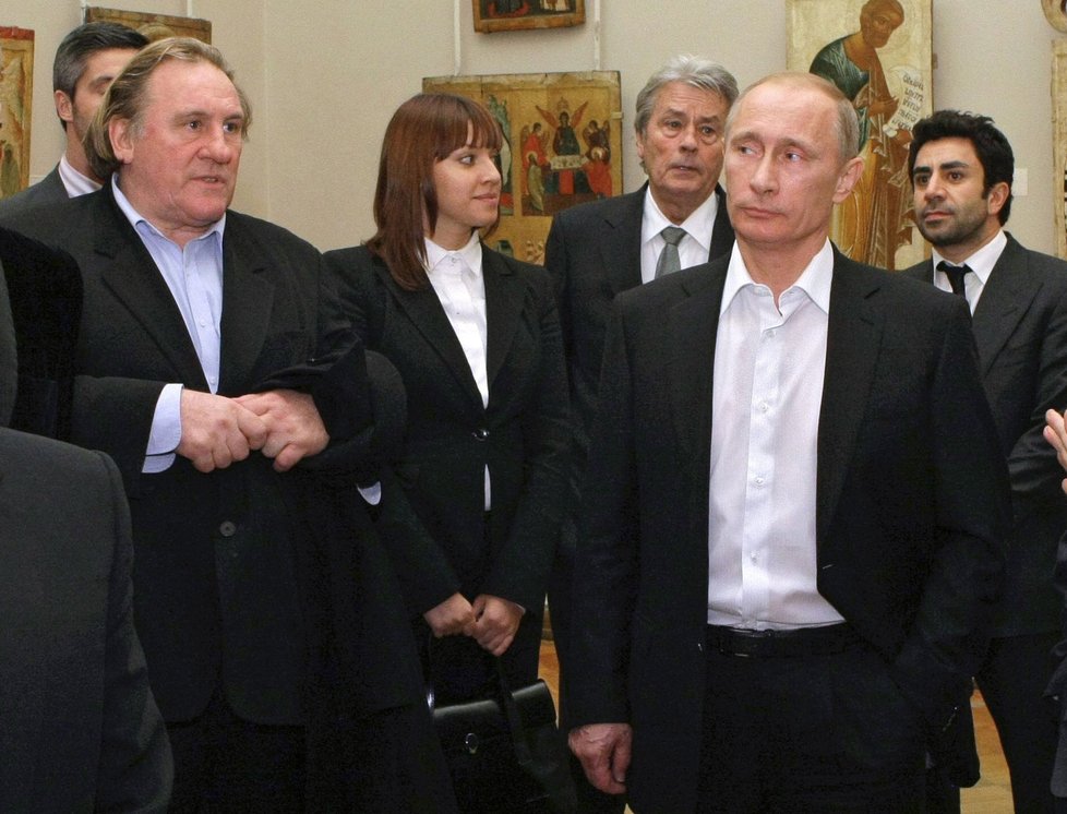 Herec s prezidentem Ruska