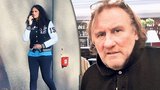 Táta nebo milenec v praxi: Depardieu vzal do Prahy dceru