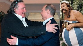 Obelix nechce válku! Na Putina už tlačí i jeho oblíbenec Depardieu 