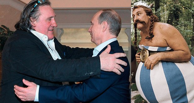 Obelix nechce válku! Na Putina už tlačí i jeho oblíbenec Depardieu 
